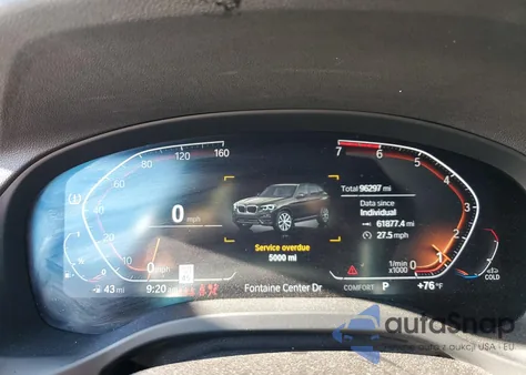 2021 BMW X3 xDrive30I z USA, uszkodzony, nr VIN 5UXTY5C02M9H28579